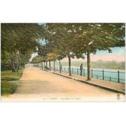 carte postale ancienne 03 VICHY. Quais de l'Allier