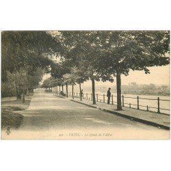 carte postale ancienne 03 VICHY. Quais de l'Allier. 1923