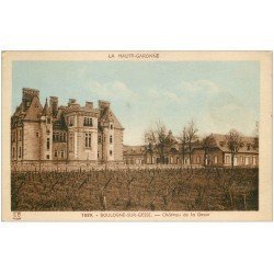 carte postale ancienne 31 BOULOGNE-SUR-GESSE. Château 1948