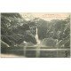 carte postale ancienne 31 LAC D'OO. Cascade et Pic Quairat 1908 homme assis à droite