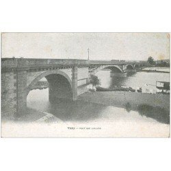 carte postale ancienne 03 VICHY. Quais de l'Allier. Le Pont. Quina de la Grande Trappe