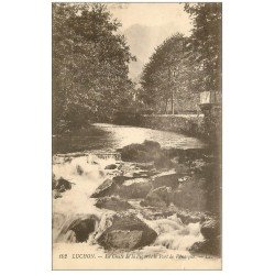 carte postale ancienne 31 LUCHON. Chute de la Pique et Port Venasque 1921