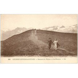 carte postale ancienne 31 LUCHON. Glaciers Sommet du Plateau