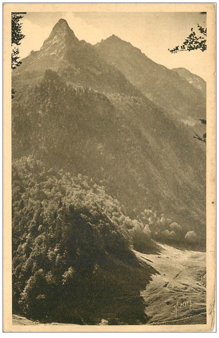carte postale ancienne 31 LUCHON. Pic de La Pique