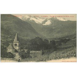 carte postale ancienne 31 LUCHON. Saint-Aventin. . Vallée Arbouet et Gours Blancs