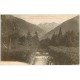 carte postale ancienne 31 LUCHON. Vallée vers Vénasque animation 1926