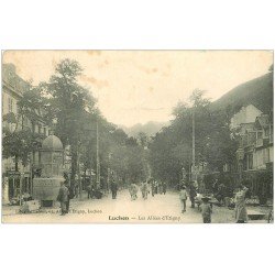 carte postale ancienne 31 LUCHON. Vespasiennes Allées d'Etigny 1905