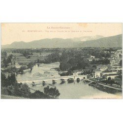 carte postale ancienne 31 MONTREJEAU. Vallé Garonne et Polignan