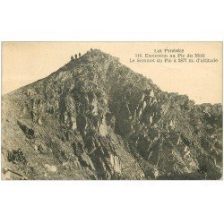 carte postale ancienne 31 PIC DU MIDI. Le Sommet 1930