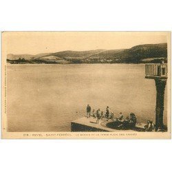 carte postale ancienne 31 REVEL SAINT-FERREOL. Bassin Terre-plein des vannes