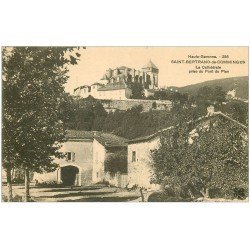 carte postale ancienne 31 SAINT-BERTRAND-DE-COMMINGES. Cathédrale du Pont du Plan