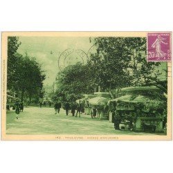 carte postale ancienne 31 TOULOUSE. Avenue Jean-Jaurès vers 1930