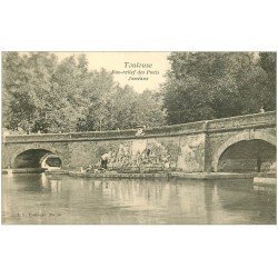 carte postale ancienne 31 TOULOUSE. Bas-relief Ponts Jumeaux