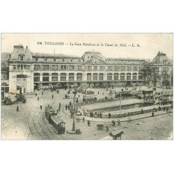 carte postale ancienne 31 TOULOUSE. Gare Matabiau Canal du Midi 1919