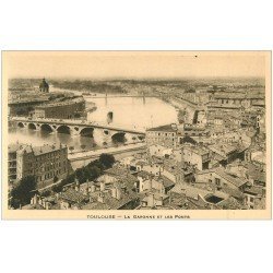 carte postale ancienne 31 TOULOUSE. Garonne et Ponts