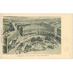 carte postale ancienne 31 TOULOUSE. Grand Hôtel Capoul Place Lafayette
