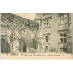 carte postale ancienne 31 TOULOUSE. Hôtel Vieux Raisin Cour