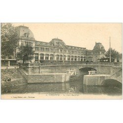 carte postale ancienne 31 TOULOUSE. La Gare Matabiau et écluses