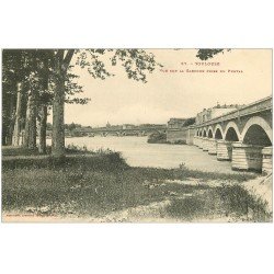 carte postale ancienne 31 TOULOUSE. La Garonne prise du Puntal