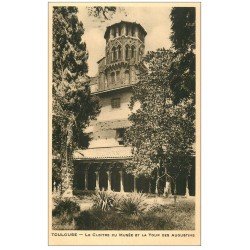 carte postale ancienne 31 TOULOUSE. Le Petit Cloître du Musée et Tour. Ed Printa