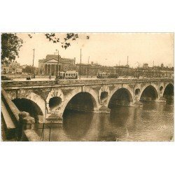 carte postale ancienne 31 TOULOUSE. Le Pont Neuf Tramways