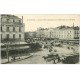 carte postale ancienne 31 TOULOUSE. Rond-Point Lafayette. Américains et Albrighi Café