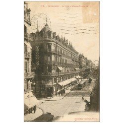 carte postale ancienne 31 TOULOUSE. Rue Alsace-Lorraine 1923