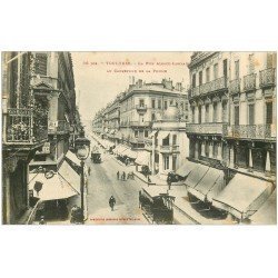 carte postale ancienne 31 TOULOUSE. Rue Alsace-Lorraine Carrefour Pomme