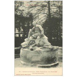 carte postale ancienne 31 TOULOUSE. Square Lafayette Statue Goudouli