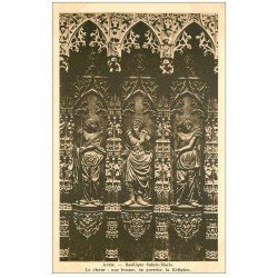 carte postale ancienne 32 AUCH. Basilique. Choeur. Femme Guerrier Religion