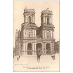 carte postale ancienne 32 AUCH. Cathédrale Sainte-Marie 1469-1662