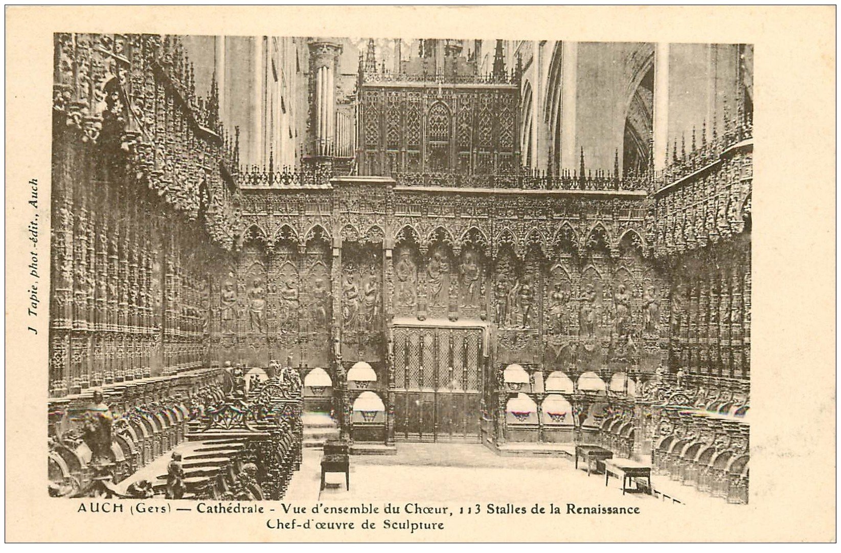 Carte Postale Ancienne (CPA) - Auch - Cathédrale, Chœur Et Orgues - Réf 359731