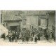 carte postale ancienne 32 AUCH. Le Marché aux Herbes 1916. Boucherie Hippophagique