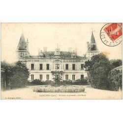 carte postale ancienne 32 CAZAUBON. Château de Jouanin 1909