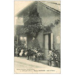 carte postale ancienne 32 CHELAN. Café Tabac Astugue 1915