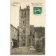 carte postale ancienne 32 CONDOM. Eglise Saint-Pierre vers 1910 Magasin Saboulard