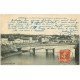 carte postale ancienne 32 CONDOM. Ponts Quartier de la Bouquerie 1910