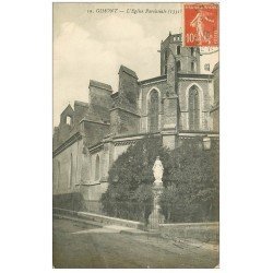 carte postale ancienne 32 GIMONT. Eglise Paroissiale 1915