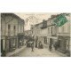 carte postale ancienne 32 GIMONT. Quartier Saint-Eloi 1913. Café Billard