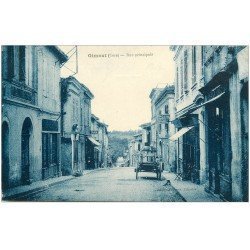 carte postale ancienne 32 GIMONT. Rue Principale. Epicerie l'Epargne