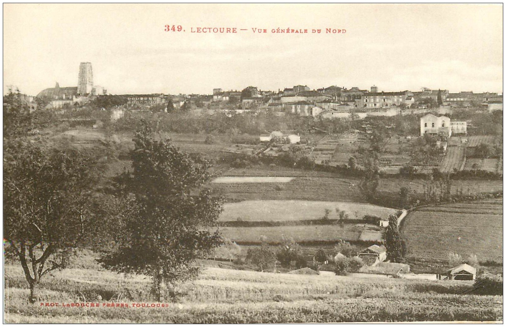 32 LECTOURE. Vue du Nord 1939