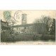 carte postale ancienne 32 LOMBEZ. Eglise et Sous-Préfecture 1905