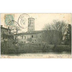 32 LOMBEZ. Eglise et Sous-Préfecture 1905