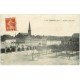 carte postale ancienne 32 MARCIAC. Place côté Nord vers 1910. Epicerie l'Epargne