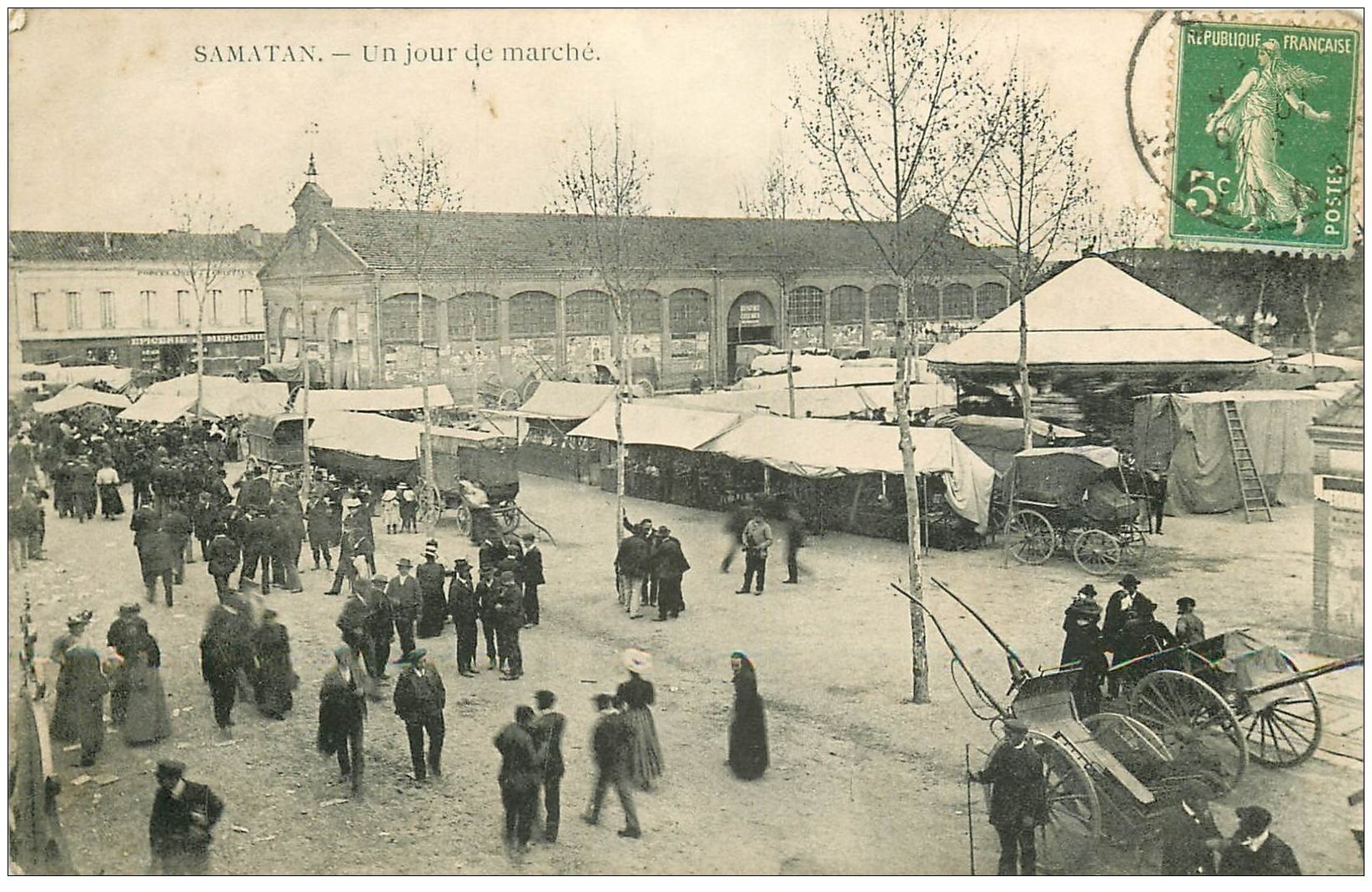 32 SAMATAN. Jour de Marché 1913