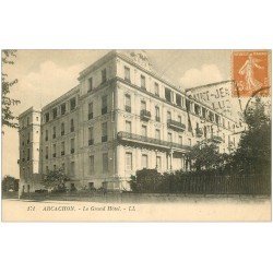 carte postale ancienne 33 ARCACHON. Le Grand Hôtel