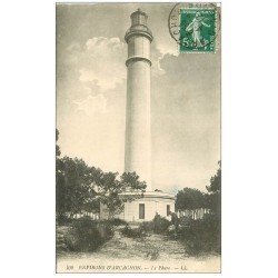 carte postale ancienne 33 ARCACHON. Le Phare 1912