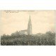 carte postale ancienne 33 BASSENS. Vignobles et Eglise Saint-Pierre