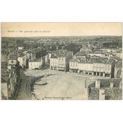 carte postale ancienne 33 BAZAS. Vue du Clocher 1919