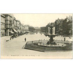 carte postale ancienne 33 BORDEAUX. Allée Tourny 1904